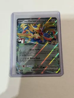 Play! Pokemon Prize Pack Series 7 Journey Together 111/159 Hop's Zacian ex - Image 1