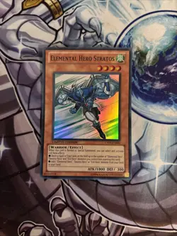 (YBL) Yugioh Elemental HERO Stratos CT07-EN006 2010 Collectors Tins Limited LP - Image 1