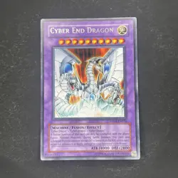 Cyber End Dragon DP04-EN012 Zane Truesdale Unlimited Rare Yugioh Vintage - Image 1