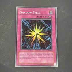 Shadow Spell SKE-041 Unlimited Super Rare Lightly Played Vintage Yugioh - Image 1