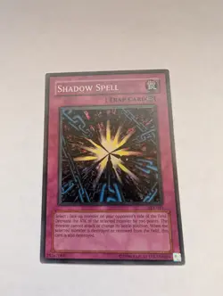 Shadow Spell SKE-041 Unlimited Super Rare Lightly Played Vintage Yugioh - Image 1