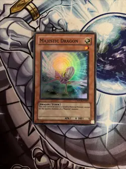 (YBL) Yugioh Majestic Dragon SOVR-EN001 Super Rare Unlimited LP - Image 1