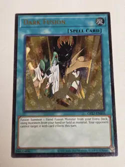 Dark Fusion OP27-EN003 Ultimate Rare Yugioh OTS Tournament Pack 27 UTR NM/M - Image 1