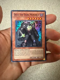 Delg The Dark Monarch STBL-EN037 1st Edition Super Rare YuGiOh LP. CLEAN - Image 2