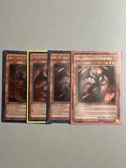 Yugioh 2x Farfa, Malebranche of the burning abyss PGL3 NM - Image 1
