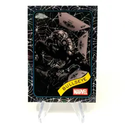 Marvel Card Bullseye 30 Black Web /399 Topps Chrome 2025 [Exc.] - Image 1