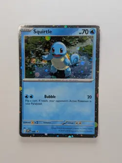 Squirtle - SVP048 - Pokemon Scarlet & Violet Promo Ultra Rare Holo Card NM - Image 1