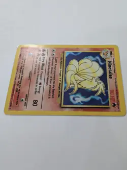 Pokemon TCG Ninetales Base Set Holo Unlimited Rare Card 12/102 - Image 3