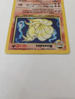Pokemon TCG Ninetales Base Set Holo Unlimited Rare Card 12/102 - Image 4
