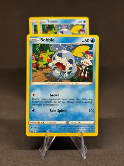 Sobble Pokemon Card SWSH073 Vivid Voltage Holo 2020 Black Star Promo NM - Image 1