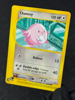 Pokemon Chansey 69/147 Aquapolis E Reader WOTC TCG Pokemon Card LP - Image 4