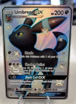 Pokemon Umbreon GX SV69/SV94 Card Hidden Fates Shiny Vault Charizard Baby Eevee - Image 1