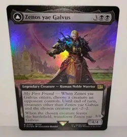 Zenos yae Galvus (Extended Art) Final Fantasy Foil 0455 NM MTG Rare - Image 1