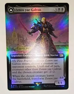 Zenos yae Galvus (Extended Art) Final Fantasy Foil 0455 NM MTG Rare - Image 2