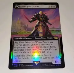 Zenos yae Galvus (Extended Art) Final Fantasy Foil 0455 NM MTG Rare - Image 3