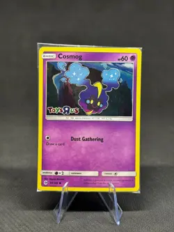 Cosmog 64/149 Toys R Us Promo Holo Sun & Moon Base Pokemon Card 2017 NEW/SEALED - Image 1