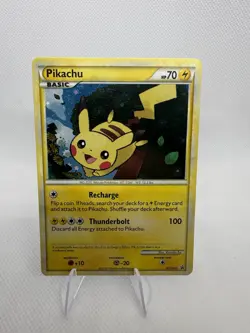 Pikachu HGSS03 Holo Pokemon Black Star Promo LP - Image 1