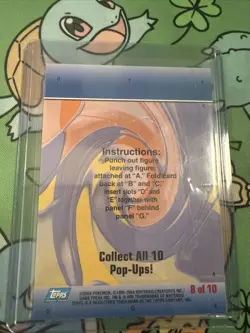 2004 Topps Pokemon Adventure Challenge Charizard Rare POP UP - Image 2