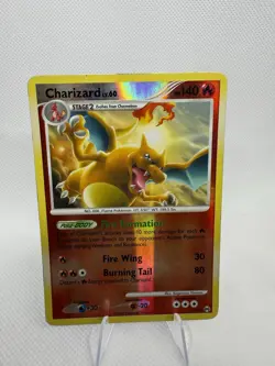 Pokemon TCG Charizard 1/99 Reverse Holo Rare Platinum Arceus - Image 1