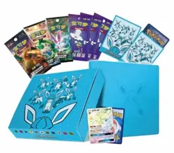 [US Stock] Pokemon S-Chinese 2024 Eevee GX Gift Box Glaceon Box Exclusive - Image 1
