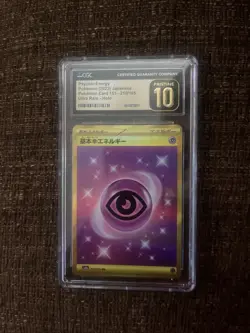 CGC 10 Pristine PSYCHIC ENERGY Gold SR 210/165 Pokemon 151 SV2a Japanese - Image 1