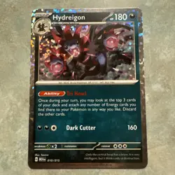Hydreigon 010/015 Holo 2025 McDonald's Promo Pokemon TCG Near Mint Condition - Image 1
