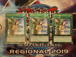 Yugioh Forbidden Lance - RA02-EN058 - Quarter Century Secret Rare - 1st NM x3 - Image 1