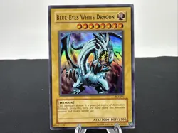 Blue-Eyes White Dragon SKE-001 Holographic Ultra Rare Yugioh Card - Image 1