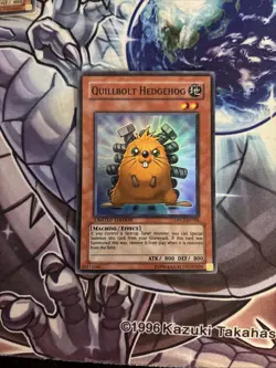 (YBL) Yugioh Quillbolt Hedgehog DPCT-ENY02 Super Rare Limited Edition LP - Image 1