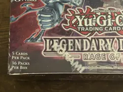 Yugioh Legendary Duelists Rage of Ra Booster Box 1st Edition Brand New Sealed - Image 2