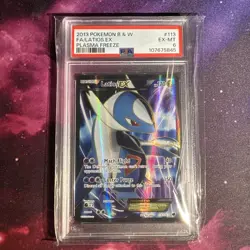 Pokemon Latios-EX TCG Plasma Freeze Holo Card 113/116 Full Art | PSA 6 - Image 1