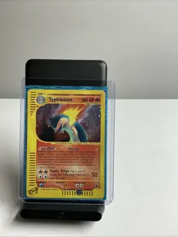 Pokemon TCG Typhlosion Expedition Base Set Reverse Holo Holo Rare Card 28/165 - Image 1