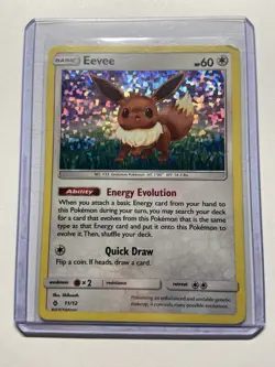McDonald's Eevee Holo Pokemon Promo Card 11/12 - Image 1