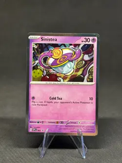 Sinistea - SVP062 - Pokemon Scarlet & Violet Promo Ultra Rare Holo Card NM - Image 1