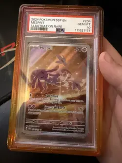 Pokemon collection 3 Vaultx Binder Plus Graded Card PSA 10 Mespirit - Image 2