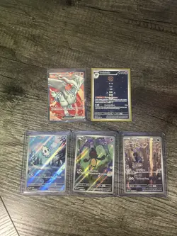 Pokemon Black Bolt & White Flare 5 Card Lot - Image 1