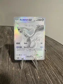 Pokemon Reshiram EX BWR 174/086 WHT White Flare Card - Image 1