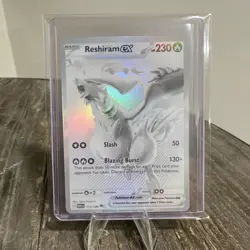 Pokemon Reshiram EX BWR 174/086 WHT White Flare Card - Image 3