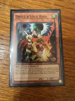 Droll & Lock Bird - RA02-EN006 - Super Rare - 1st Edition - NM Card - Image 1