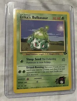 ERIKA'S BULBASAUR 39/132 - Gym Challenge - VINTAGE WOTC Pokemon Card - NM - Image 3
