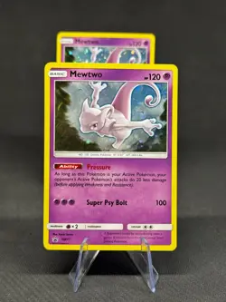 Mewtwo - SM77 - Pokemon Sun & Moon Promo Holo Rare Card LP - Image 1