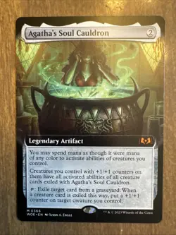 Agatha's Soul Cauldron (Extended Art) Wilds of Eldraine Regular - Image 1