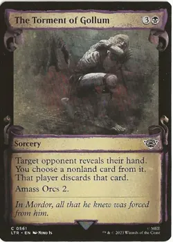 The Torment of Gollum 561 Common MTG Lord of the Rings Middle Earth NM/MT - Image 1