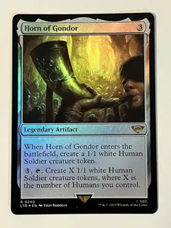 Horn of Gondor the Lord of the Rings Foil MTG - Image 1