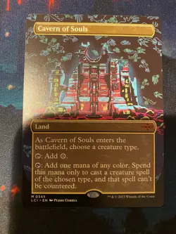 MTG Lost Caverns of Ixalan Cavern of Souls Borderless - Image 1