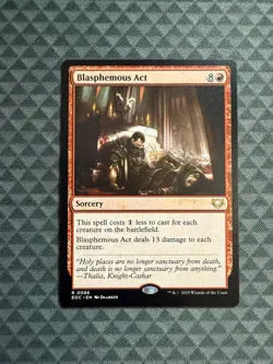 MTG Blasphemous Act #0086 Rare Commander: Edge of Eternities (EOC) - Image 1