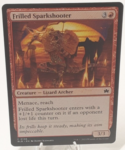 MTG - Bloomburrow - Frilled Sparkshooter - #0136 - Playset x4 - Near Mint - Image 1