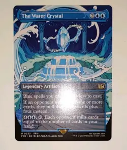 MTG magic FINAL FANTASY rare THE WATER CRYSTAL borderless FIN #333 - Image 2