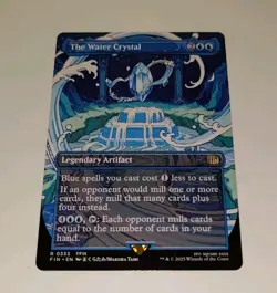MTG magic FINAL FANTASY rare THE WATER CRYSTAL borderless FIN #333 - Image 3