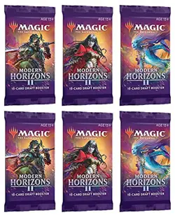 6 Packs Magic: The Gathering Draft Booster Pack Lot MTG Modern Horizons 2 - Image 1